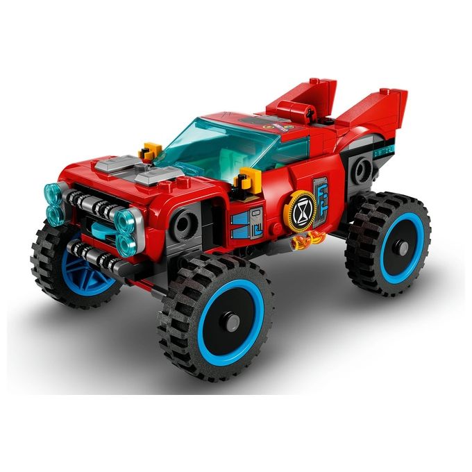 LEGO DREAMZzz 71458 Auto-Coccodrillo, Giocattolo 2in1 da Monster Truck a Macchina-Animale con Jayden e il Cacciatore Notturno
