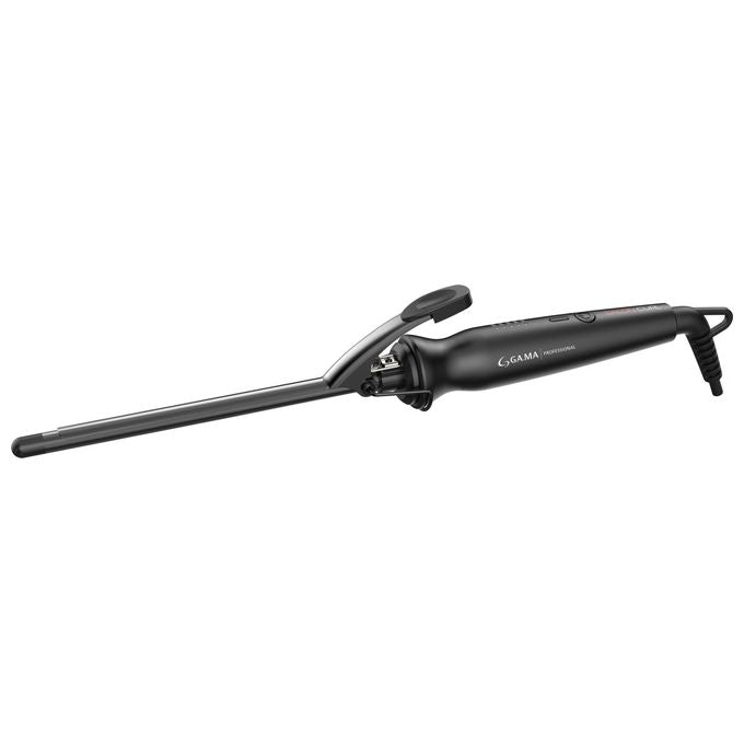 Ga.Ma Arricciacapelli 9mm Salon Curl Nero e Argento