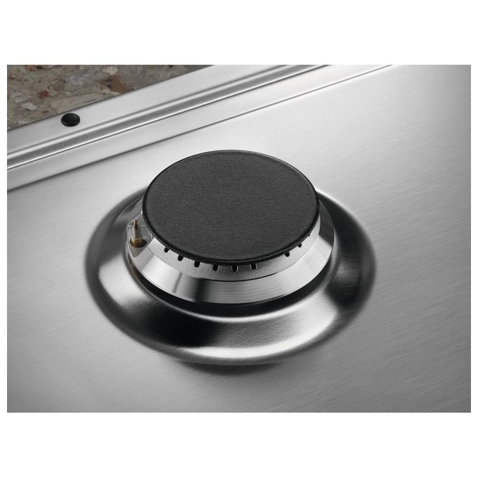 Electrolux PX640XV SoftLine Piano Cottura a Gas 4 Zone 60 Cm Acciaio Inossidabile