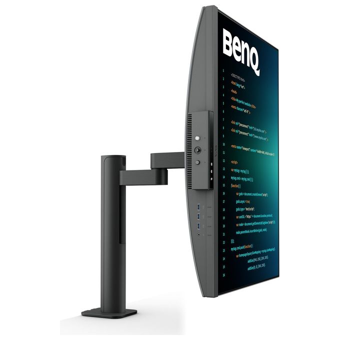 BENQ RD280UA Monitor per programmazione 4K+ 28'' Formato speciale 3:2 Retroilluminazione Braccio Flessibile Nano Matte Panel Modalita' avanzate di coding HotKey per coding Eye Care