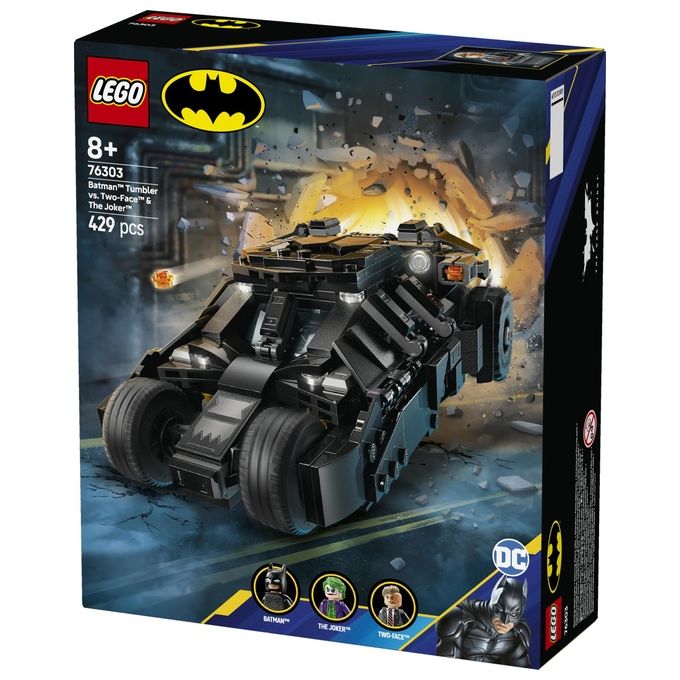LEGO 76303 Tumbler di Batman Contro Two-Face e The Joker Set da Costruzione 429 pezzi colore Multicolore