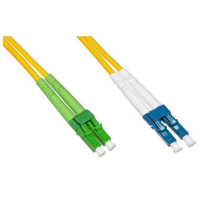 Link Cavo Fibra Ottica Lc Apc a Lc Upc Singlemode Duplex 1mt