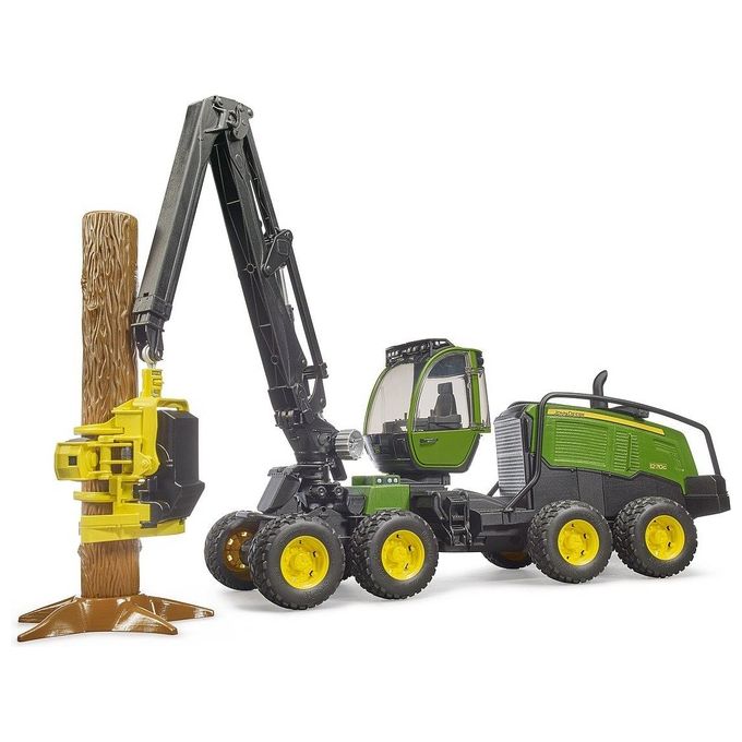 Bruder Taglia Tronchi John Deere 1270G con 1 Tronco