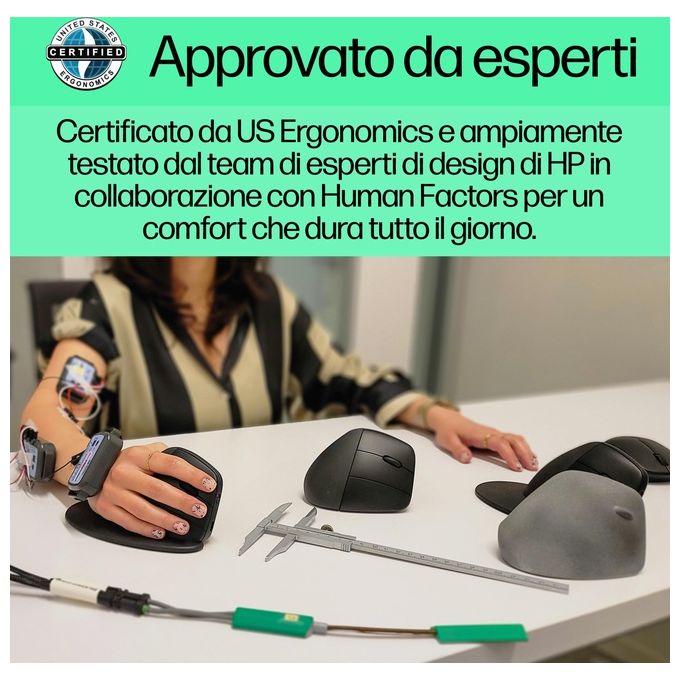 HP Mouse Wireless Ergonomico 920