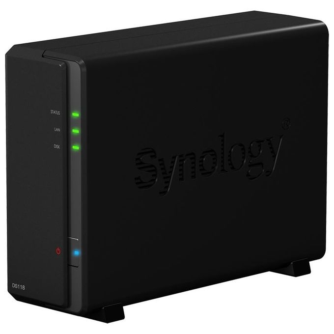 Synology DS118 nas 1bay 3,5 Sata3 1,4ghz dc 1gb ddr3 Gigalan Usb3.0