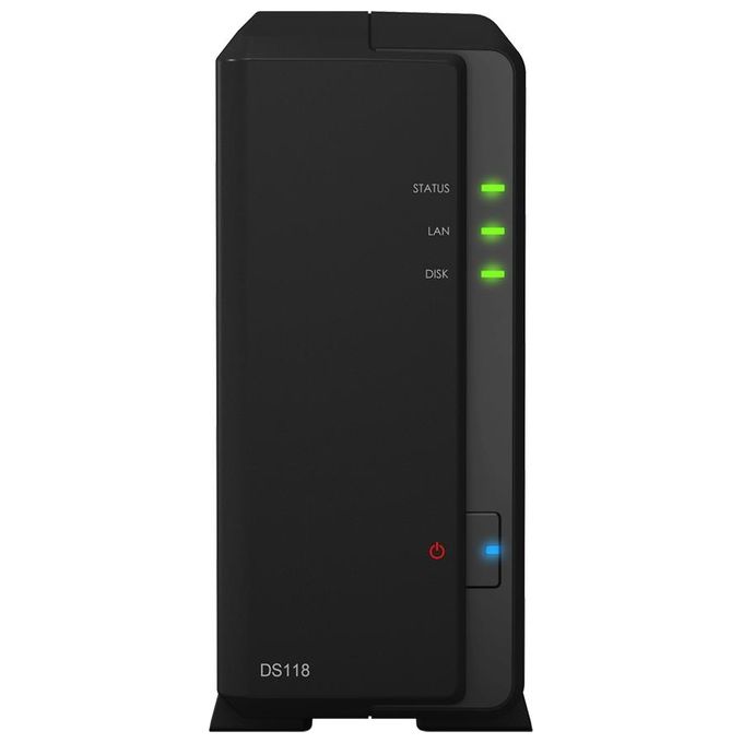 Synology DS118 nas 1bay 3,5 Sata3 1,4ghz dc 1gb ddr3 Gigalan Usb3.0
