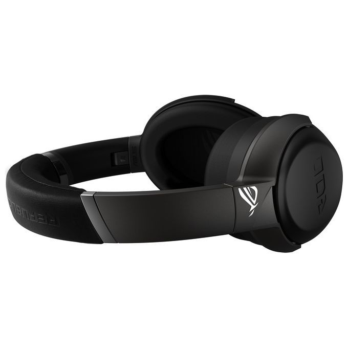ASUS ROG Strix Go Cuffia Gaming Wireless, 2.4 GHz, Audio Alta Risoluzione, Microfono Cancellazione Rumore, Design Leggero, USB-C, 3.5mm, PC, Mac, Switch, Xbox One, PS4-PS5, Dispositivi Mobile, Nero