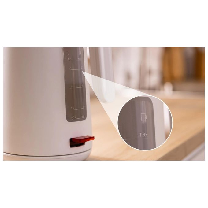 Bosch TWK2M161 Bollitore Elettrico 1.7 Litri 2400W Bianco