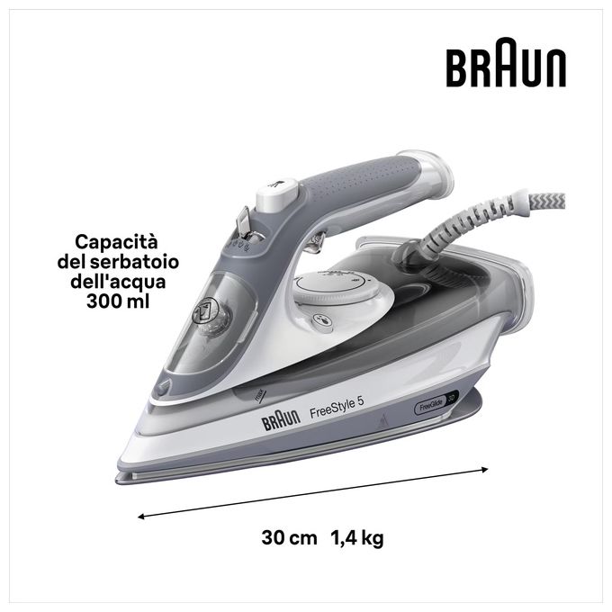 Braun SI 5078 GY Ferro da Stiro a Vapore