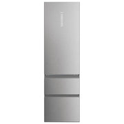 Haier HTW5620DNMG Frigorifero combinato 3D 60 Serie 5 Libera installazione 414 litri 3 porte No Frost Luce Led Classe D Silver