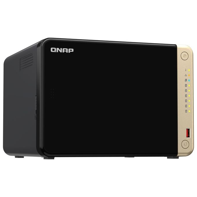 Qnap TS-664 NAS Tower Collegamento Ethernet LAN Nero N5095