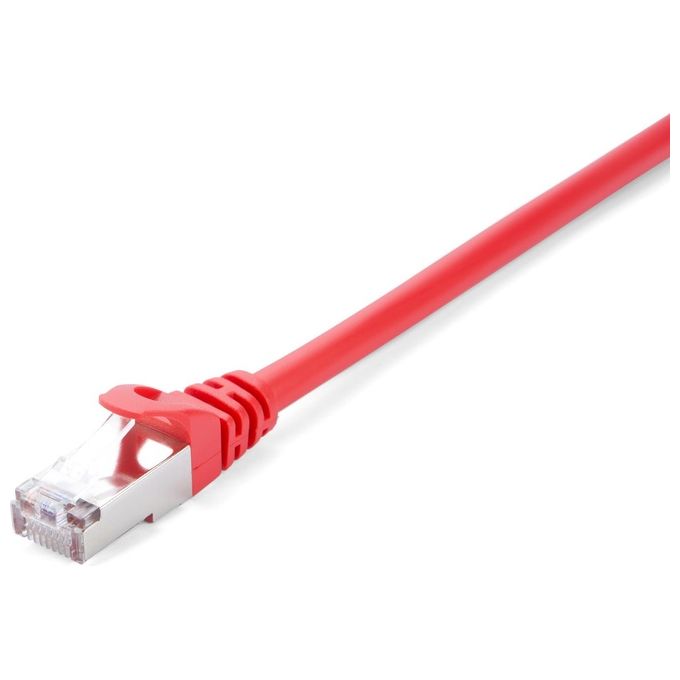 V7 cavo di rete cat6 stp 1m Rosso Schermato cavo Patch
