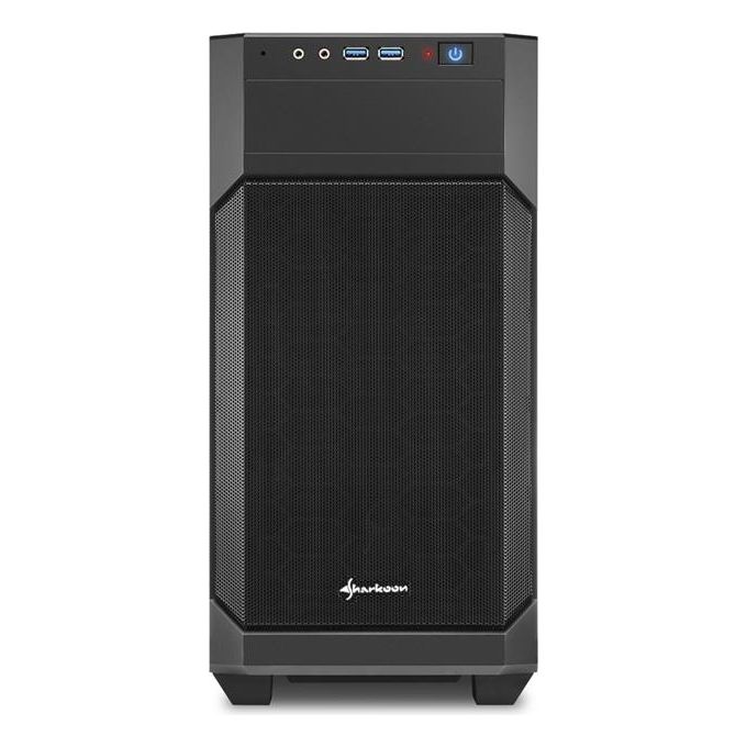Sharkoon V1000 Case Mini-itx Micro-atx Audio In-Out 1x120mm Fan Front 1x120mm Fan Rear
