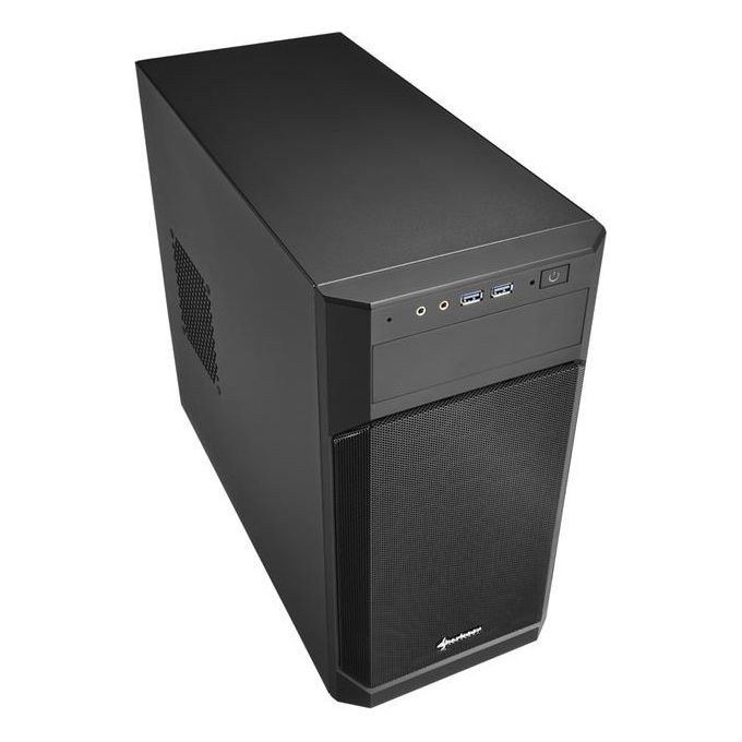 Sharkoon V1000 Case Mini-itx Micro-atx Audio In-Out 1x120mm Fan Front 1x120mm Fan Rear