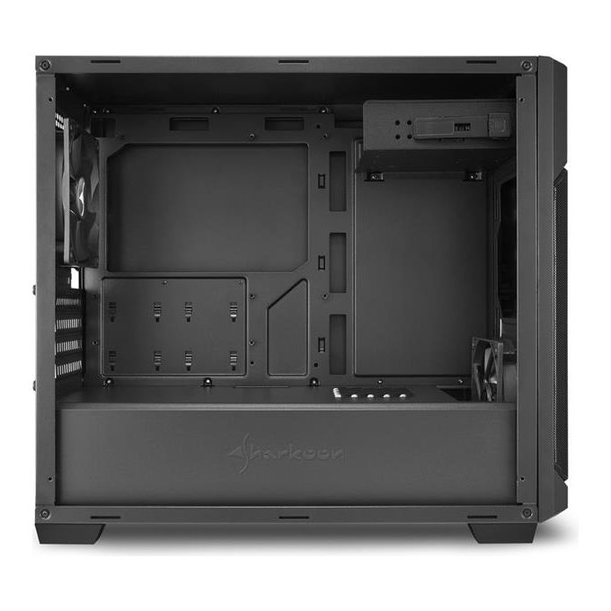 Sharkoon V1000 Case Mini-itx Micro-atx Audio In-Out 1x120mm Fan Front 1x120mm Fan Rear