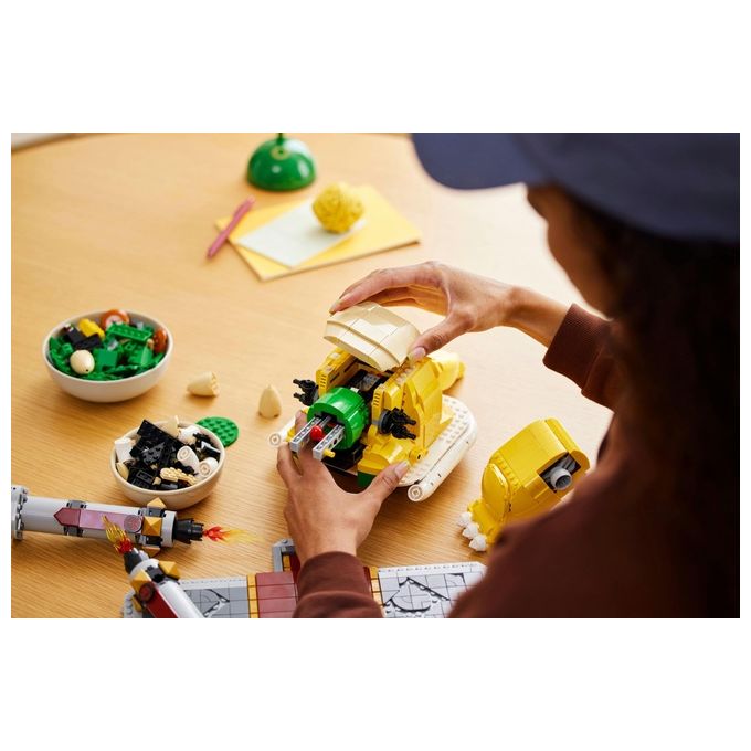 LEGO Super Mario 71411 Il Potente Bowser, Kit di Costruzioni per Adulti, Idee Regalo, Personaggio Snodabile 3D da Collezione