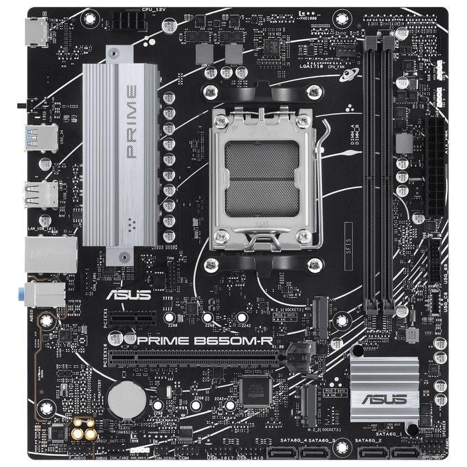 ASUS PRIME B650M-R AMD B650 Presa di Corrente AM5 micro ATX