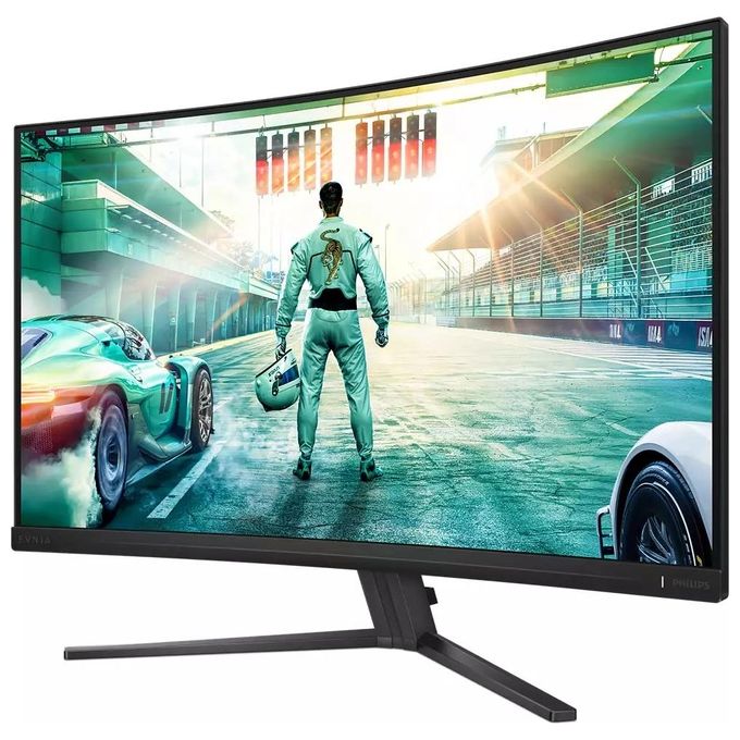 Philips Evnia 3000 32M2C3500L Monitor Gaming Curvo 32'' QHD 180Hz 05ms FreeSync Premium HDR10 grigio scuro