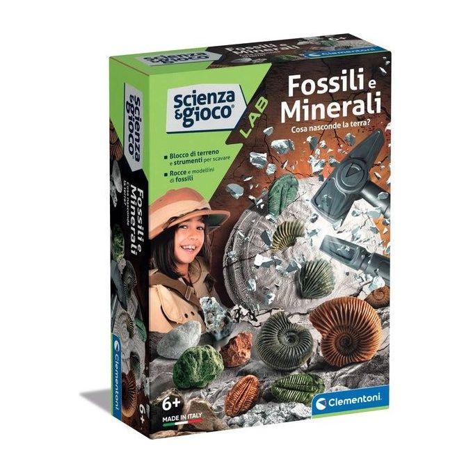 Clementoni Scienza e Gioco Lab Fossili e Minerali
