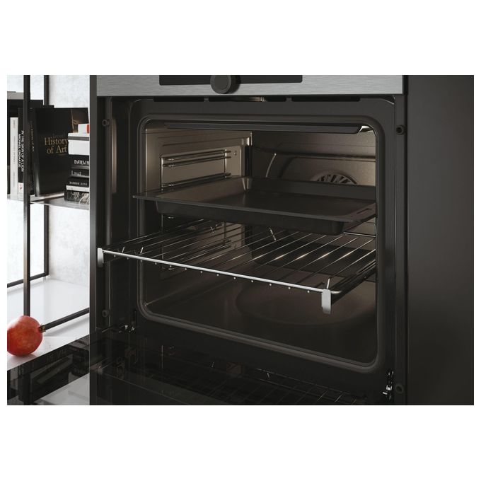 Haier HWO60SM2FS9XH Forno elettrico da incasso I-Turn Serie 2 Multi-level 70 Litri Pirolitico  Idrolitico 13 Funzioni Classe A Inox