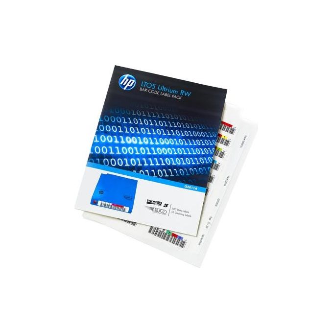 Hp lto5 ultrium worm bar code label pack