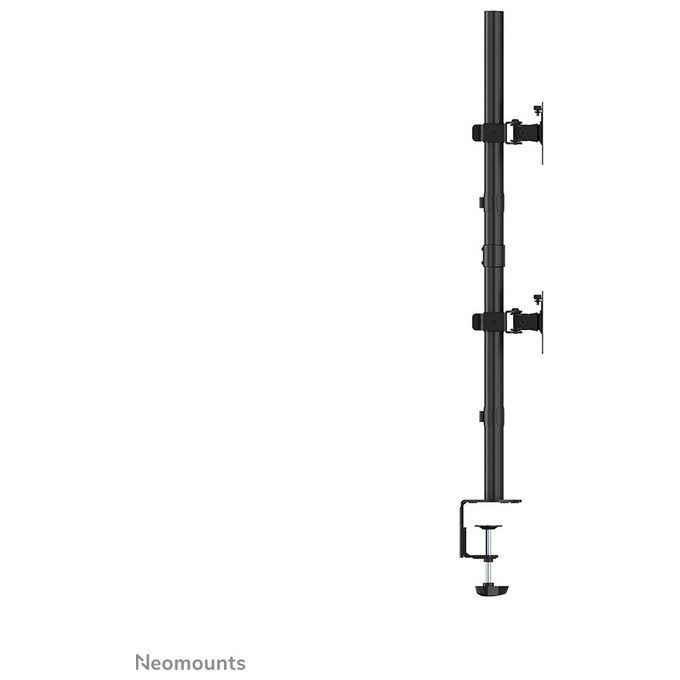 NewStar Montaggio a Scrivania per 2 Display Lcd Tilt and Swivel Nero Dimensione Schermo 10''-32