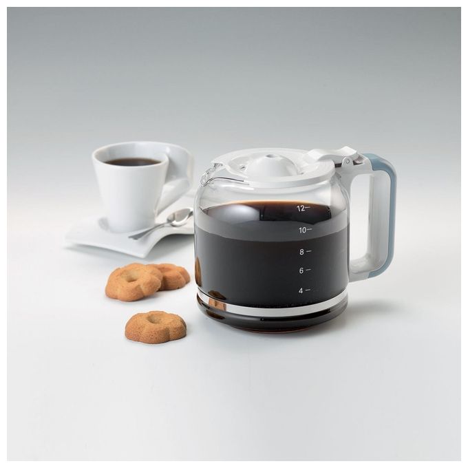 Ariete Macchina Caffe Americano 12 Tazze Caraffa in Vetro 2000W Celeste