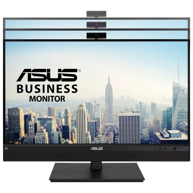 ASUS BE27ACSBK Monitor 27'', WQHD (2560x1440), IPS, Frameless, Webcam FullHD Integrata, Microfono Ai Noise Canceling, USB-C, Speaker Integrati, Design Ergonomico, Eye Care, Riduzione Luce Blu, Nero