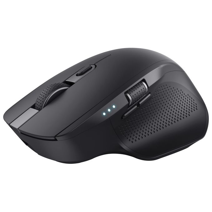 Trust Ozaa Mouse Mano destra RF senza fili  Bluetooth Ottico 3200 DPI Nero