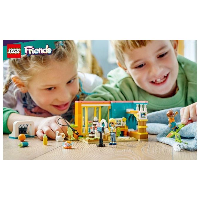 LEGO Friends 41754 La Cameretta di Leo, Set Camera da Letto a Tema Cucina e Video Making, Giochi per Bambini 6+ da Collezione