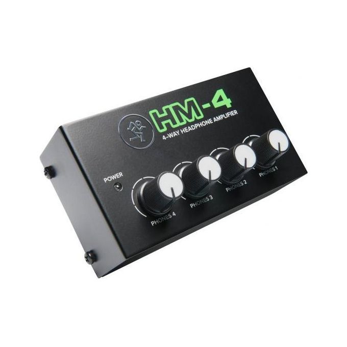 Mackie HM-4 Amplificatore Professionale per Cuffia a 4 Vie Nero