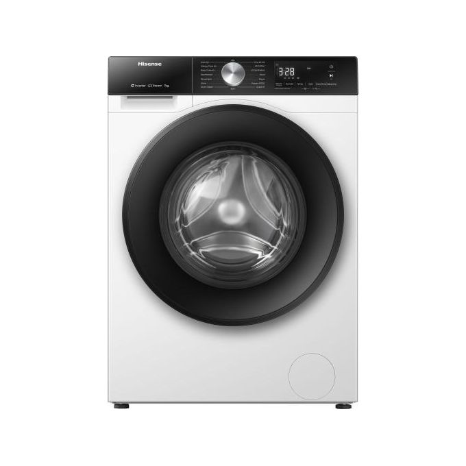 Hisense WF3S7021BW Lavatrice Carica Frontale 7 Kg 1200 rpm Classe A WiFi Vapore 15 Programmi (84.5x59.5x43.5 cm) colore Bianco
