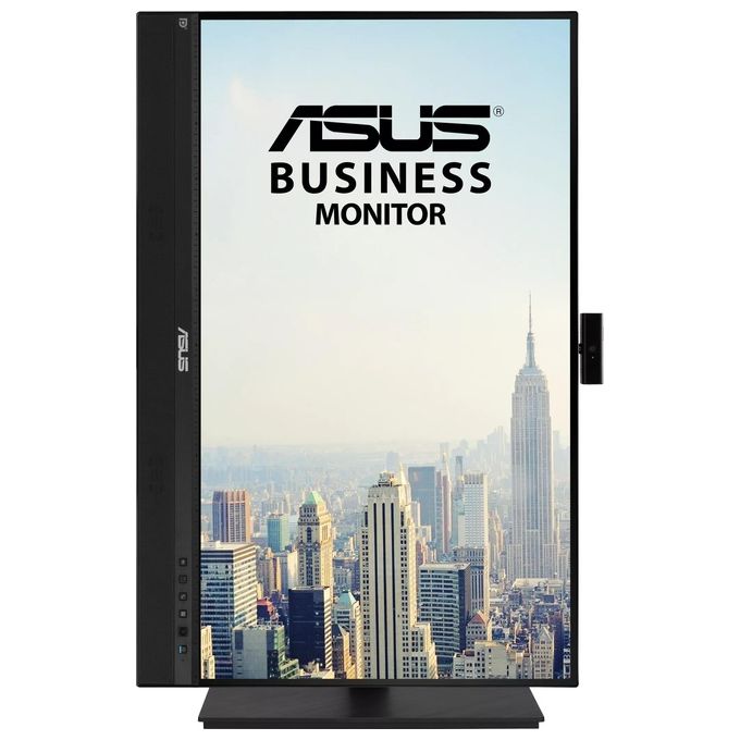 ASUS BE27ACSBK Monitor 27'', WQHD (2560x1440), IPS, Frameless, Webcam FullHD Integrata, Microfono Ai Noise Canceling, USB-C, Speaker Integrati, Design Ergonomico, Eye Care, Riduzione Luce Blu, Nero