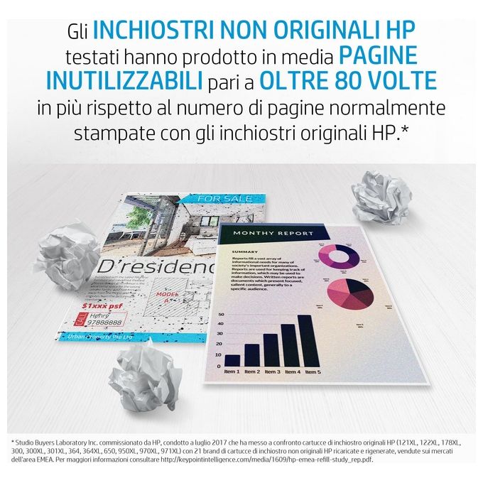 Hp cartuccia inchiostro 301xl tricromia 330 pagine