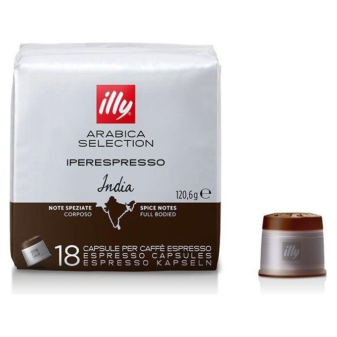 Illy Capsule India 18 Pezzi Aroma Deciso