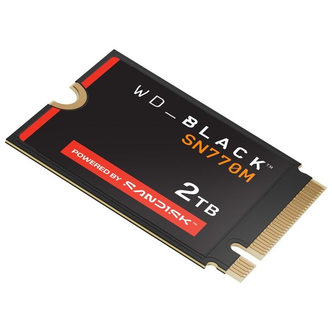 WD BLACK SN770M WDS200T3X0G SSD 2Tb Unita' di Gioco Mobile Interno M.2 2230 PCIe 4.0 x4 (NVMe)