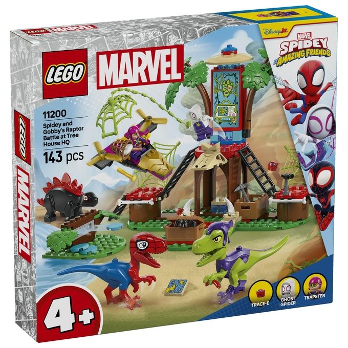 LEGO Set Battaglia con il Raptor al Quartier Generale Sull'albero di Spider-Man