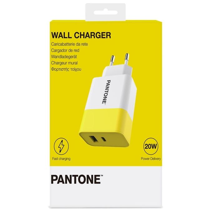 Pantone Caricabatterie da Rete 20W Yellow