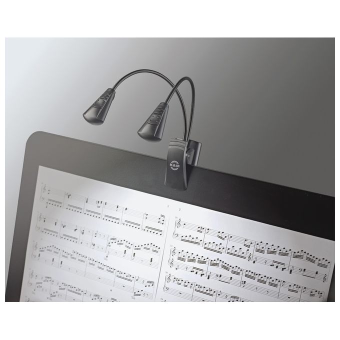 Konig and Meyer 12243 Lampada per Leggio Double LED FlexLight