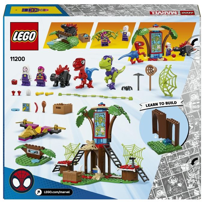 LEGO Set Battaglia con il Raptor al Quartier Generale Sull'albero di Spider-Man