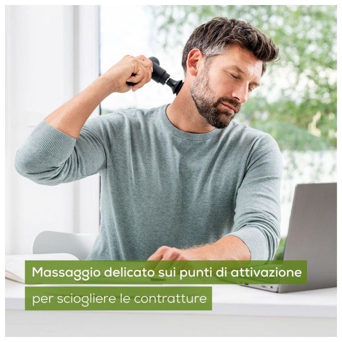 Beurer MG 79 Massaggiatore a Pistola Sensitive 3 Accessori