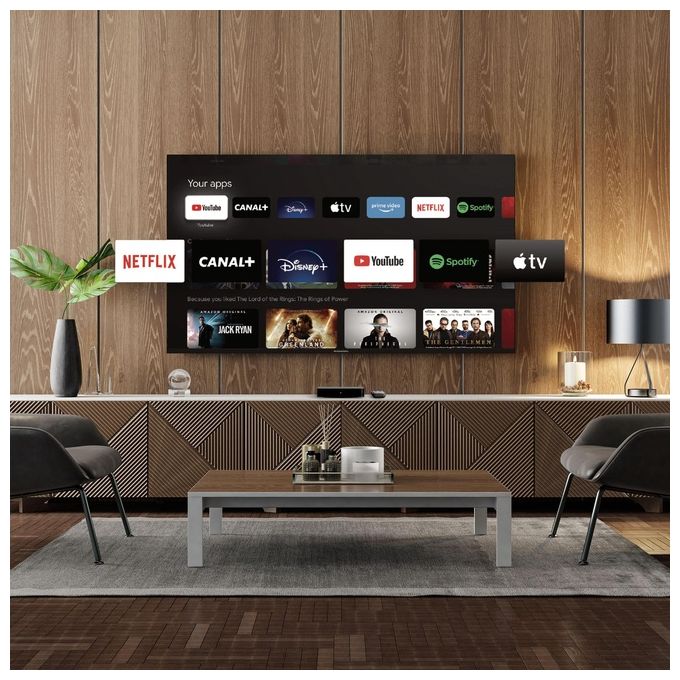 Thomson Streaming Box Ultra HD Android con Risoluzione Avanzata e integrazione Smart 4K