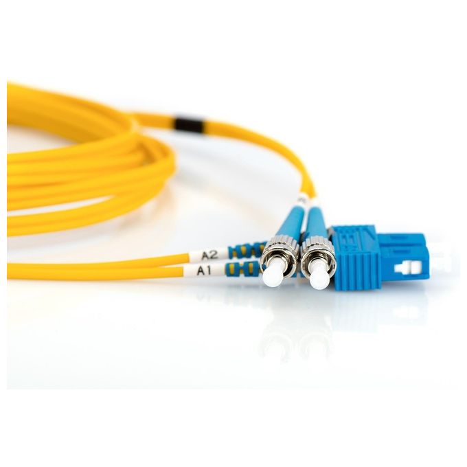 Digitus cavo fibra ottica st a sc monomode duplex 9-125 mt.3 (al-9stsc-03i)