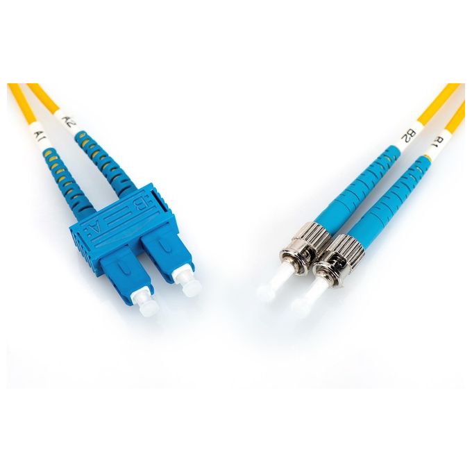 Digitus cavo fibra ottica st a sc monomode duplex 9-125 mt.3 (al-9stsc-03i)