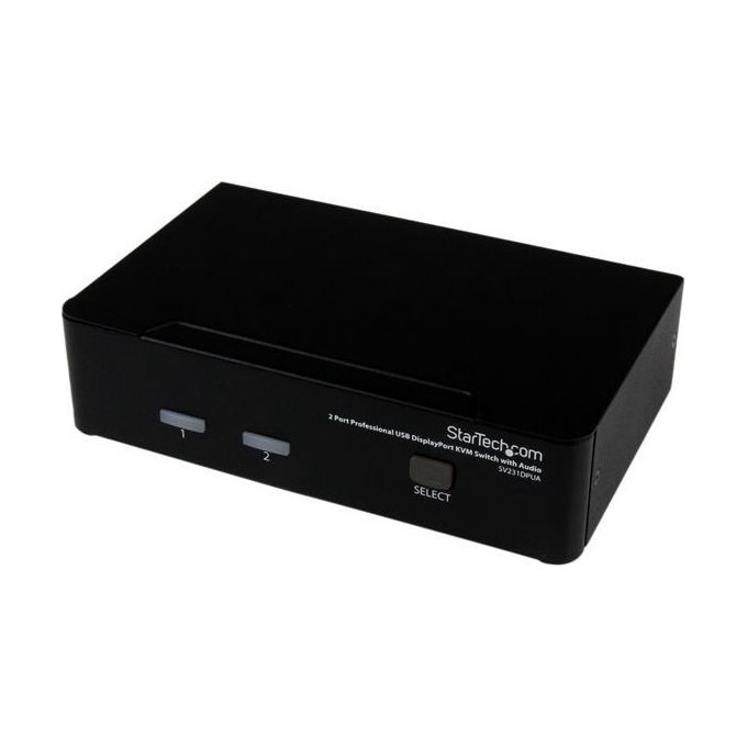 StarTech.com Switch Kvm Displayport A 2 Porte UsbCon Audio