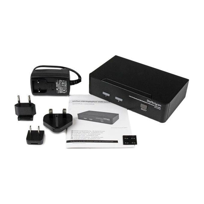 StarTech.com Switch Kvm Displayport A 2 Porte UsbCon Audio
