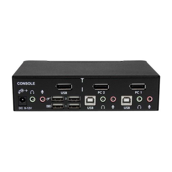StarTech.com Switch Kvm Displayport A 2 Porte UsbCon Audio