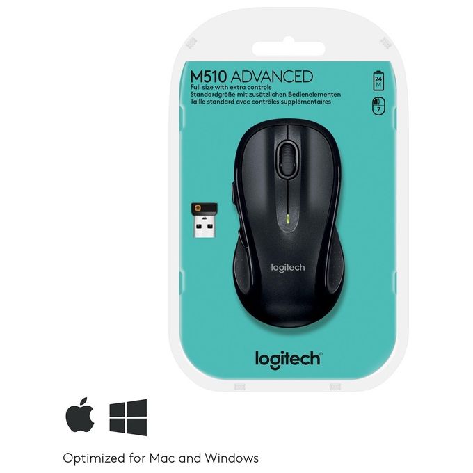 Logitech Mouse Cordless laser M510