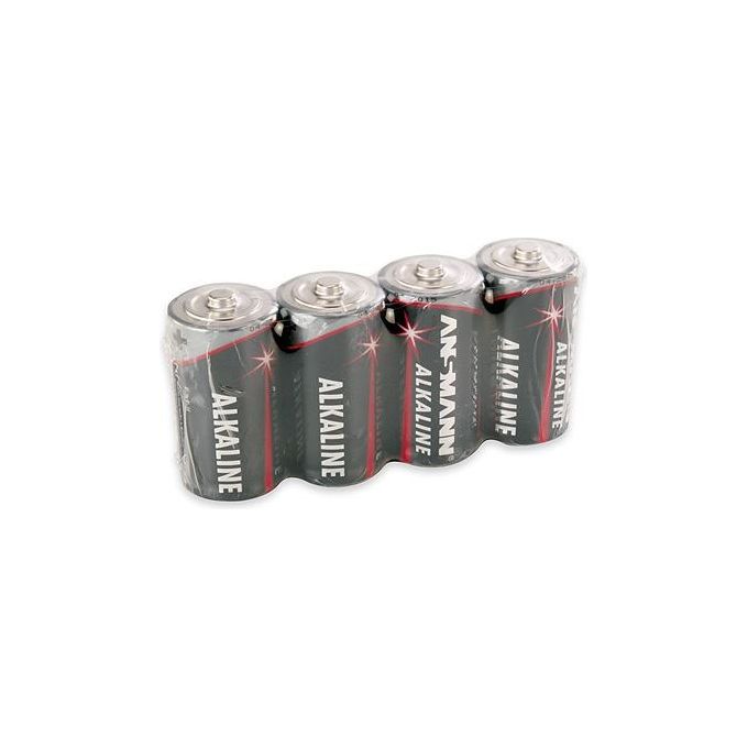 Ansmann Box 4 Batterie Alcaline In Formato C - Mezza Torcia
