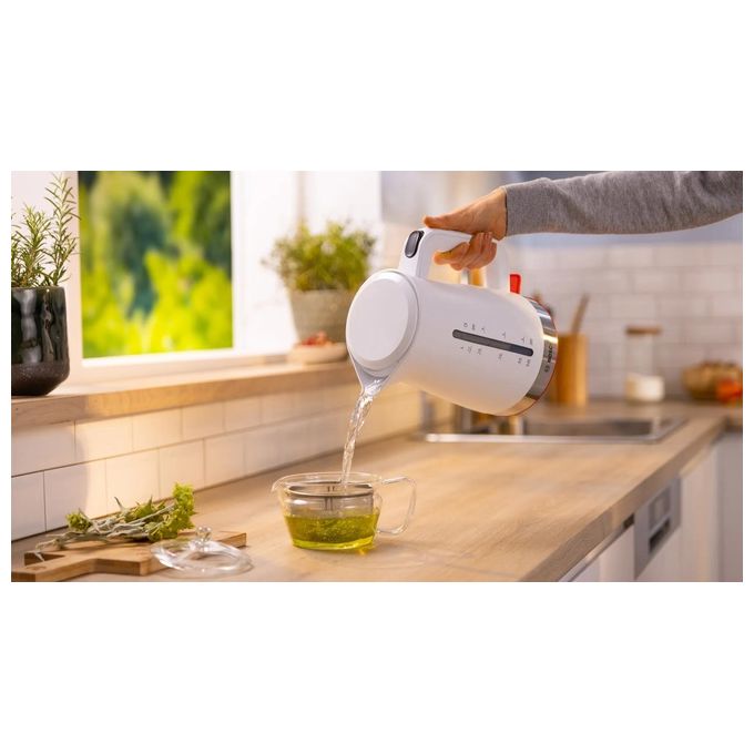 Bosch TWK4M221 Bollitore Elettrico 1.7 Litri 2400W Bianco